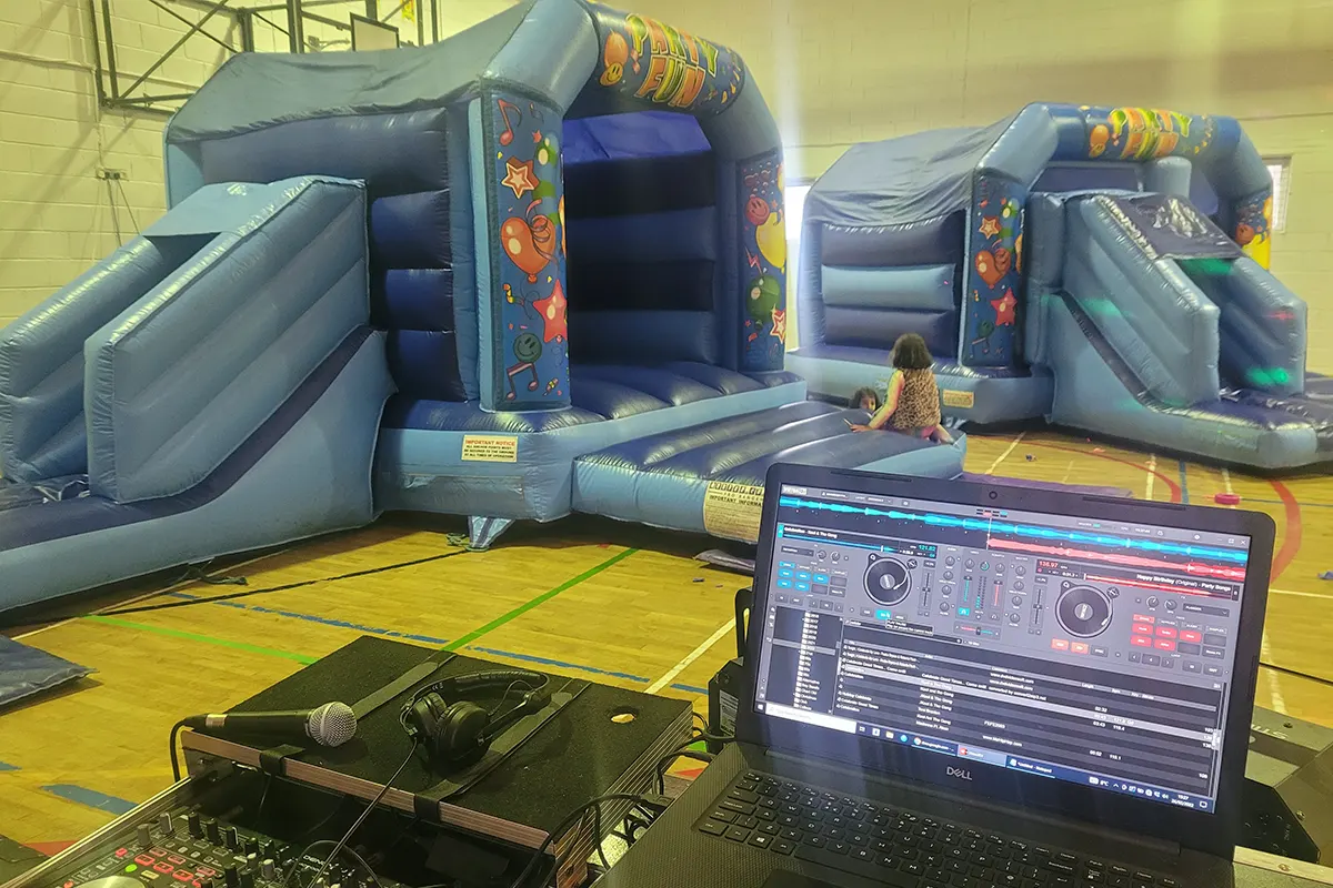 Kids party packages in Kinsale including bouncy castle DJ and face painter